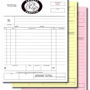 3-Part NCR Forms